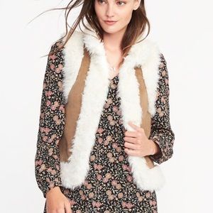 Old Navy Faux Fur Shearling Vest